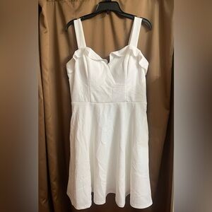 City Studio White Strapless Dress